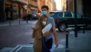 Estudiantes navarros se presentan a la EVAU tras la crisis del coronavirus en Pamplona. MIGUEL OSÉS