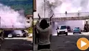 Recibimiento con bengalas y aplausos para tres de los agresores de Alsasua (player)
