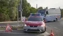 Control de la Policía Foral en Peralta. EUROPA PRESS