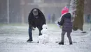La borrasca Filomena golpea con fuerza la Comunidad Foral y deja gran cantidad de nieve en la capital. MIGUEL OSÉS