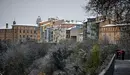 El temporal de nieve ha llegado de lleno este fin de semana a Pamplona donde este domingo ha empezado a nevar con fuerza en la capital navarra. PABLO LASAOSA