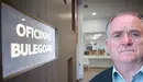 Fotomontaje de José Mari Iglesias Echeverría y las nuevas oficinas de Osasuna en El Sadar. Navarra.com