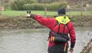 Operativo de búsqueda en el río Bidasoa. GOBIERNO VASCO