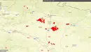 Una aplicación de la NASA muestra el avance de los incendios en Navarra. CEDIDA
