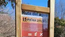 Panel informativo de la Ruta del Agua en Tudela.