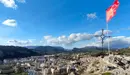 El Ayuntamiento de Estella ha colocado dos banderas en sendos castillos. CEDIDA