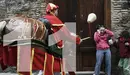 San Fermín 11 de julio. Comparsa de Gigantes y Cabezudos. REUTERS