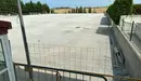 Imagen de las obras del campo de fútbol en las instalaciones deportivas de Astrain. CEDIDA