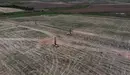 GES-Global Energy Services construye una planta solar fotovoltaica en Navarra.