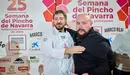 Final de la 25 edición de la Semana del Pincho 2025 en los que han sido galardonados Baserriberri con el oro, La Escaerica Centro con la plata y La Vieja Iruña con el Bronce. PABLO LASAOSA