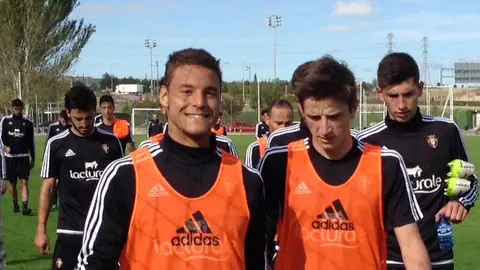 Tano y Olavide en Tajonar.