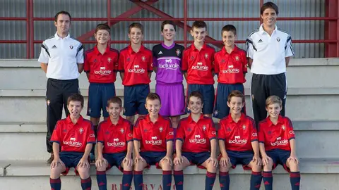 Equipo Alevín A de Osasuna.