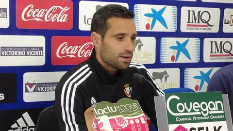 Javier Flaño en rueda de prensa.