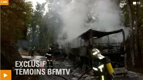 Accidente de autobús en Francia.