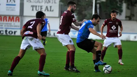Partido Peña Sport-Pontevedra (1-2).