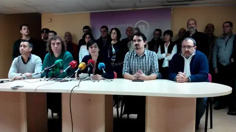 Rueda de prensa de Izquierda-Ezkerra.