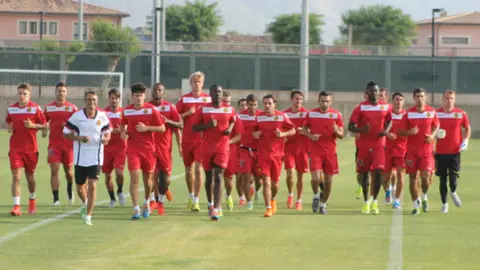 Entrenamiento del Real Mallorca. Efe