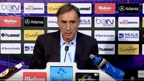 Miguel Ángel Portugal en rueda de prensa.