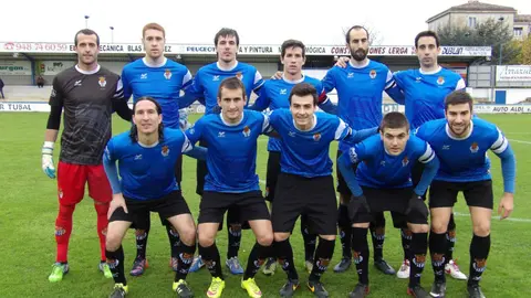 Alineación de la Peña Sport en Tafalla.