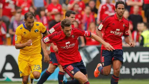 Partido Osasuna - Alcorcón (1-1).