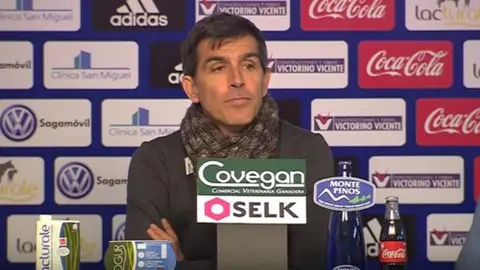 López Muñiz en rueda de prensa.
