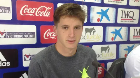 Miguel Olavide en rueda de prensa.