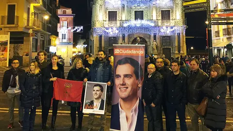 Inicio de campaña electoral de Ciudadanos en Pamplona