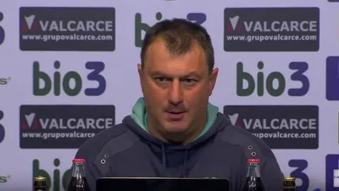 José Manuel Díaz en rueda de prensa.