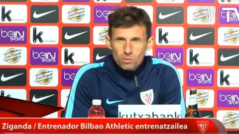 Cuco Ziganda en rueda de prensa.