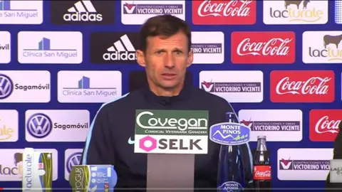 Cuco Ziganda en rueda de prensa.