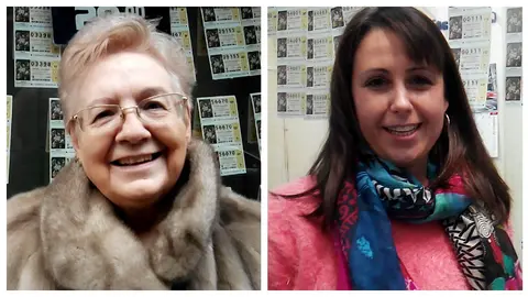 María Pilar Calonge y Miriam Madurga.