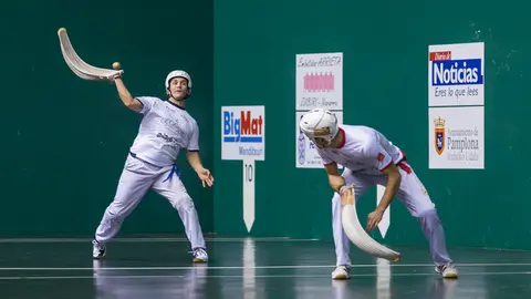 Final del XI Torneo Individual de Remonte de Navidad-Gran Premio Bodegas Olimpia 2015 entre Javier Urriza y Santi Uterga a beneficio de ADANO (2). IÑIGO ALZUGARAY