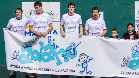 Final del XI Torneo Individual de Remonte de Navidad-Gran Premio Bodegas Olimpia 2015 entre Javier Urriza y Santi Uterga a beneficio de ADANO (1). IÑIGO ALZUGARAY