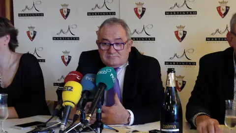 Luis Sabalza es el presidente de Osasuna.