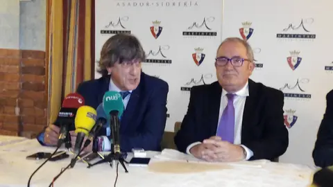 Martín Monreal y Luis Sabalza.