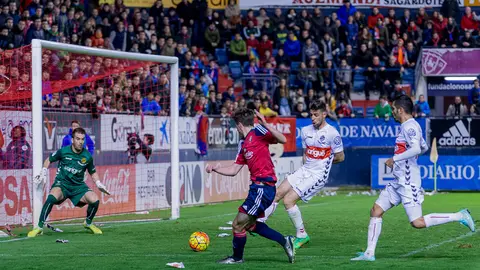 Partido entre Osasuna y Nastic (1-1) jugado en El Sadar. (27). IÑIGO ALZUGARAY