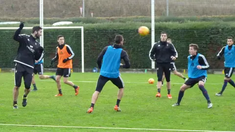 Entrenamiento de Osasuna en Tajonar.