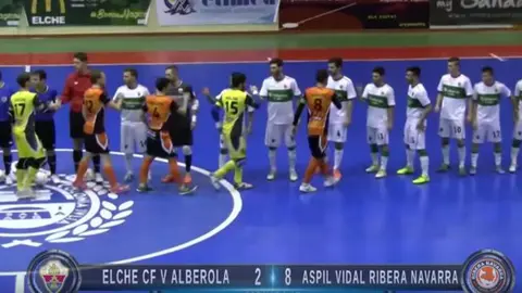 Partido Elche - Aspil Vidal.