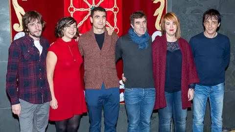 Acto de toma de posesión de Rubén Velasco (Podemos) como parlamentario foral, que sustituye en el cargo a Eduardo Santos elegido diputado en el Congreso.. IÑIGO ALZUGARAY (3)