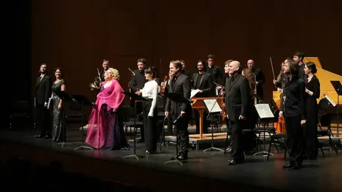 La orquesta barroca Il Pomo D’Oro bajo la batuta de Maxim Emelyanychev.