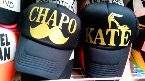 Merchandaising de &#34;El Chapo&#34; y Kate del Castillo. EFE