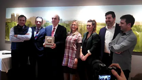 Entrega del premio Periodistas de Navarra 2016.
