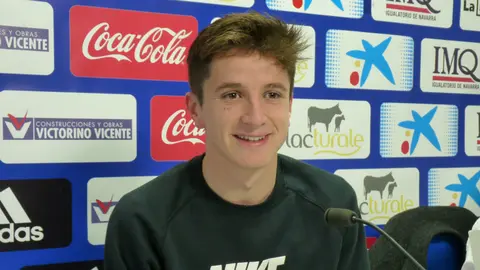 Miguel Olavide en rueda de prensa.