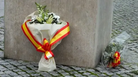 Homenaje a Alberto Jiménez Becerril y Ascensión García Ortiz el pasado 30 de enero en Pamplona.