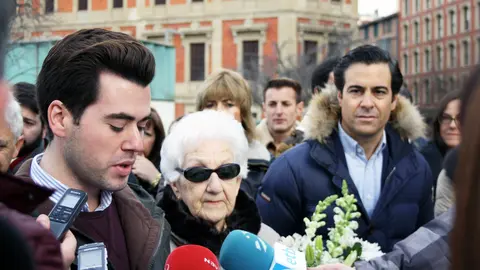 Lectura de la carta a cargo de Álvaro Sobejano.