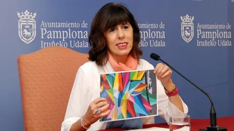 La portavoz del PSN en el Consistorio pamplonés, Maite Esporrín.