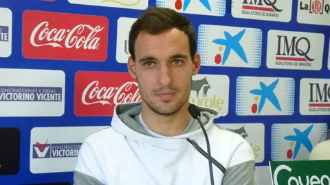 Unai García en rueda de prensa.