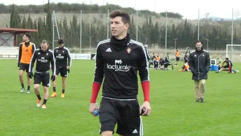 David García en las instalaciones de Tajonar.