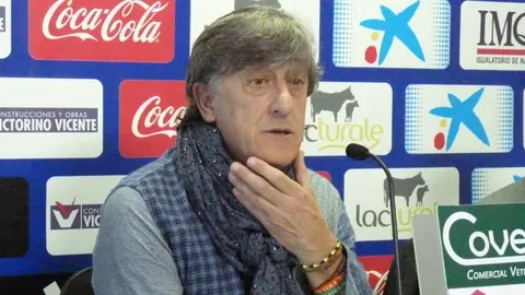 Rueda de prensa de Martín en Tajonar.