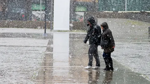 Nieve en PamplonA. PABLO LASAOSA 2